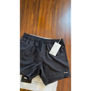 LSKD Rep 5 Inch Performance Short Linerless Black Men's Large, NWT, NEW